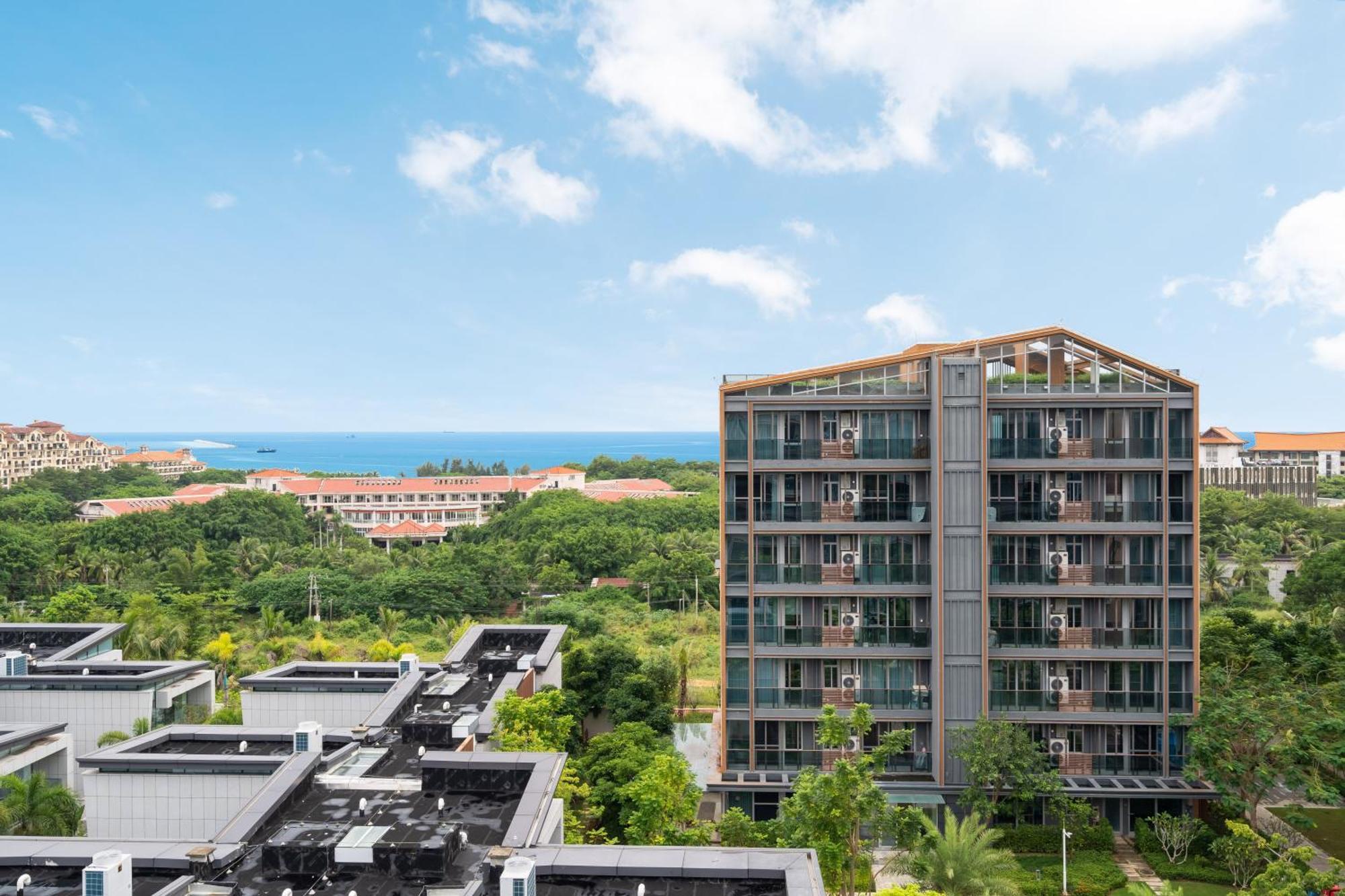 Sanya Haitang Bay Muyu Time Seaview Apartment Ngoại thất bức ảnh