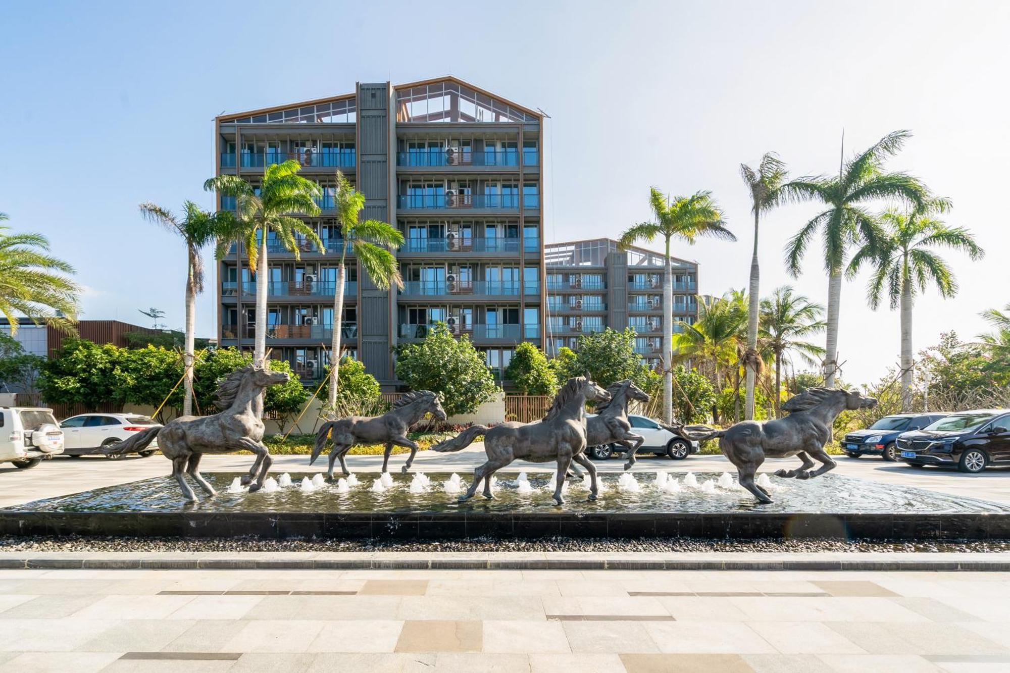 Sanya Haitang Bay Muyu Time Seaview Apartment Ngoại thất bức ảnh