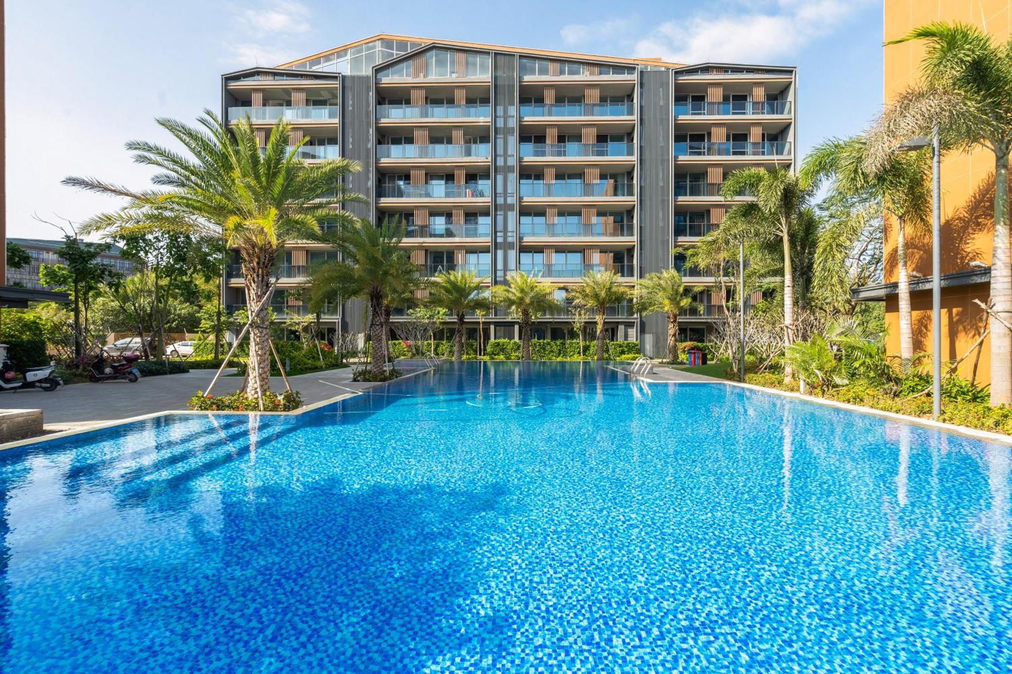 Sanya Haitang Bay Muyu Time Seaview Apartment Ngoại thất bức ảnh